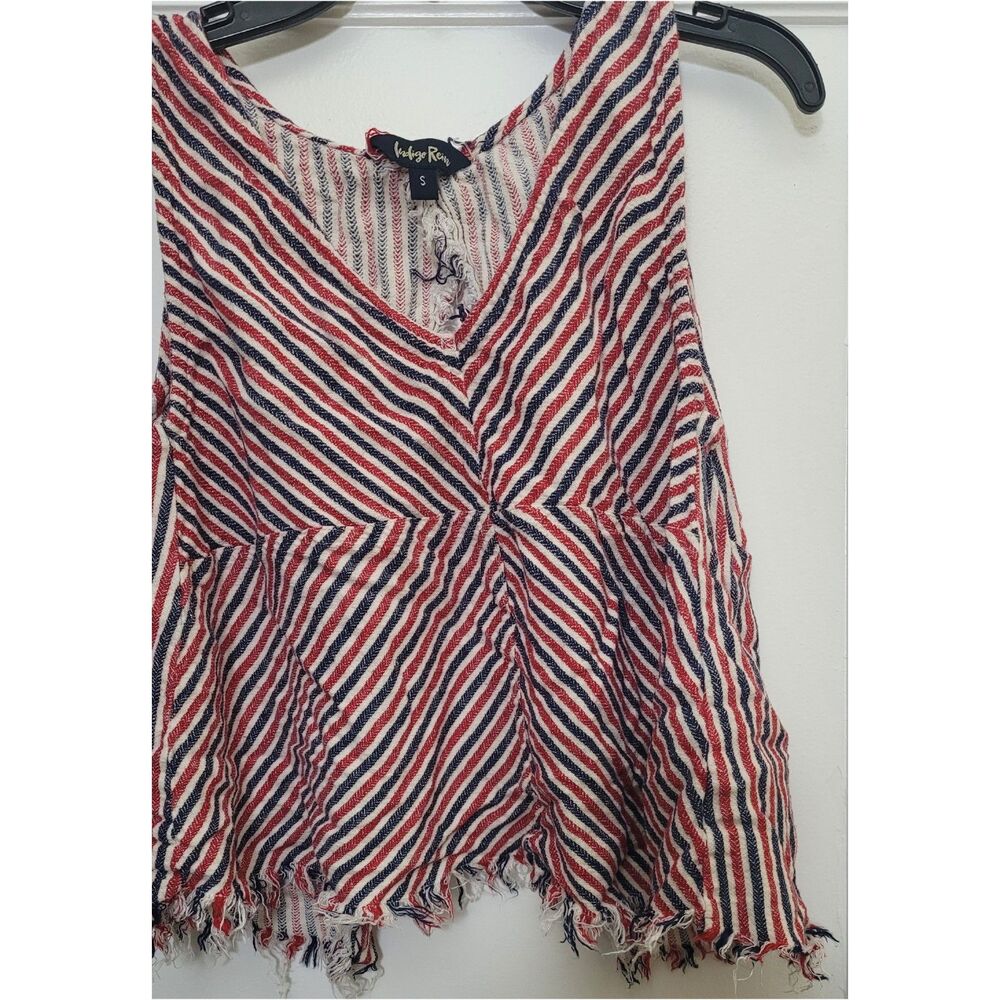 Indigo Rein USA Patriotic Fringe Tank Small
